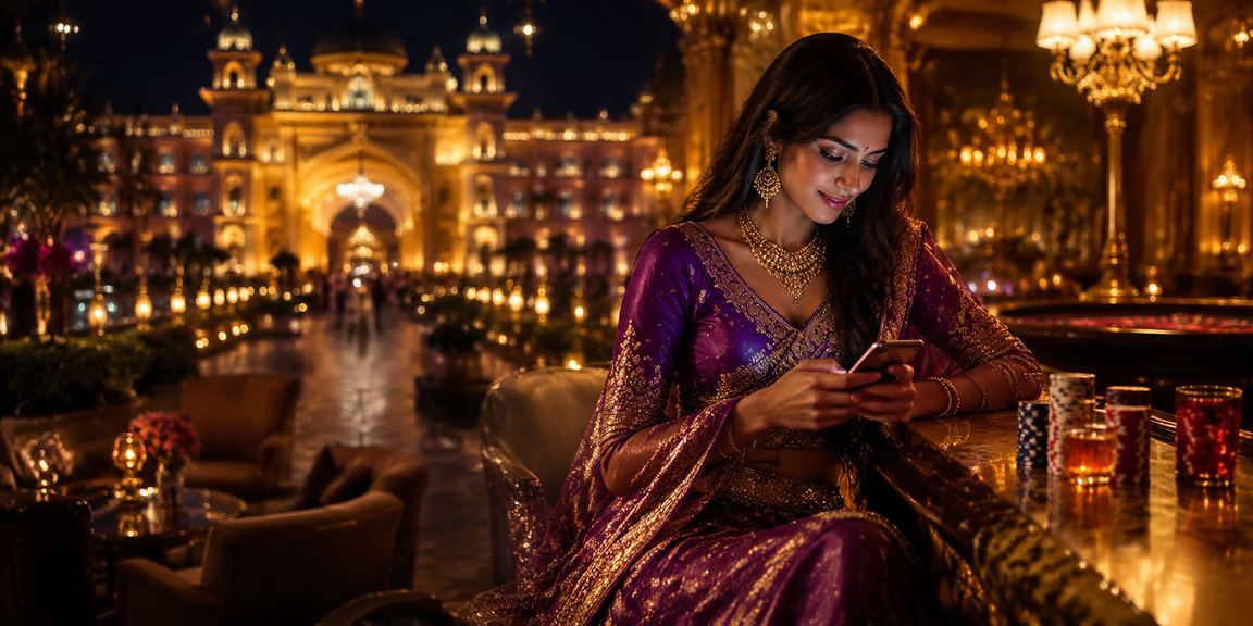 Mobile Andar Bahar game experience in Indian night market style